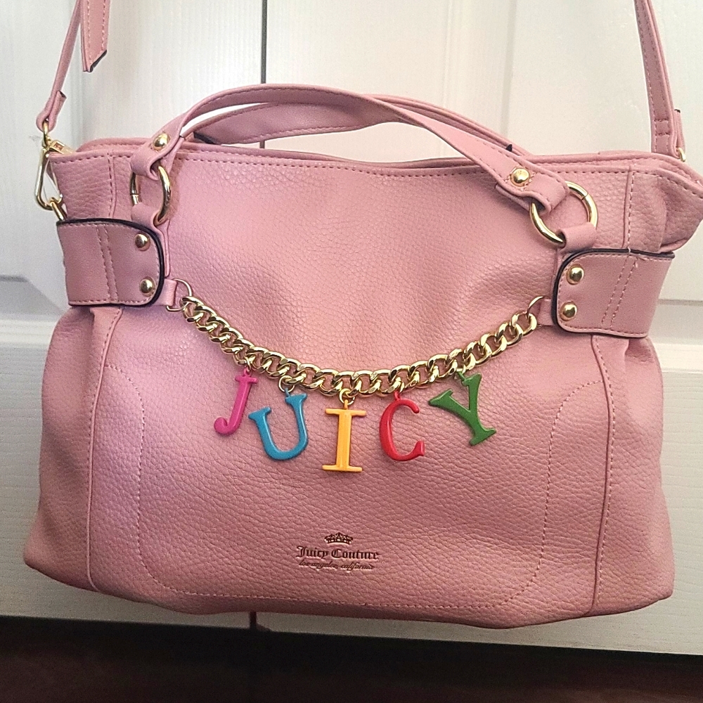 Juicy Couture iconic charm pink bag NEW